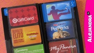 How to Organize Your Wallet Credit Cards amp Gift Cards [upl. by Burr]