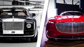 RollsRoyce Sweptail VS Vision MercedesMaybach 6 [upl. by Riggs]