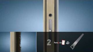 Porta scorrevole interno muro faidate interior sliding DIY door [upl. by Nnaeed108]