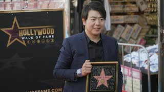 Le pianiste virtuose chinois Lang Lang honoré à Hollywood  AFP [upl. by Osric]