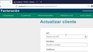 Actualizar datos con PHP y MySql  27 [upl. by Rahmann]