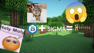 Sigma Client in BlocksMc in 2024 [upl. by Gretal544]