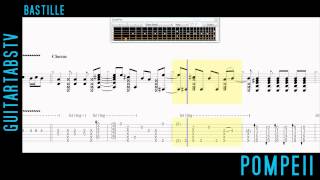 Pompeii by Bastille Fingerstyle Guitar Pro Tabs Arrangement by GP [upl. by Arleyne]