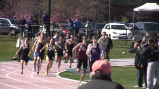 James LePage Races to Third Place Finish in NESCAC 800M [upl. by Shirlene]