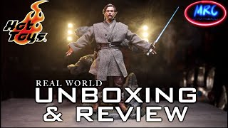 Hot Toys ObiWan Kenobi Series 16th scale collectible figure Unboxing amp Review [upl. by Ellesig]