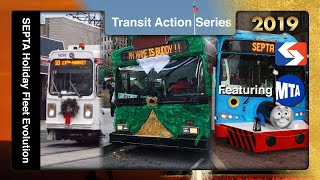 SEPTA Holiday Fleet Evolution over the Decade  SEPTA TrAcSe Ft Neoplan Tastic and SEPTATransitFan [upl. by Sargent720]