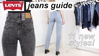 Tryon guide to women’s Levi’s jeans part 2  11 NEW STYLES  2019 [upl. by Rivkah]