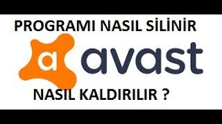 Avast Antivirüs Programı Kaldırma  Silme  Programsız [upl. by Ramas]