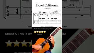 Hotel California by The Eagles Classical Guitar Lesson fingerstyle classicalguitar [upl. by Atinel788]