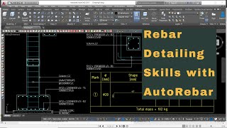 Best Rebar Detailing Skills with AutoRebar in AutoCAD [upl. by Ciel]