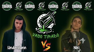 UNDERDANN VS NIKI  LIGA VASO TIRADO 🥤  eltugurio batallasescritas lacasadelrapargentino [upl. by Eelorac]