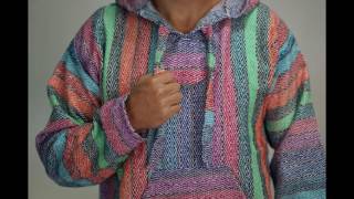 Baja Hoodie Drug Rug Collection by Mexican Threads [upl. by Nnaid607]