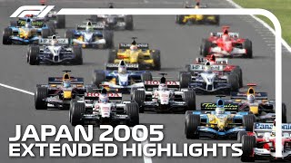 Extended Race Highlights  2005 Japanese Grand Prix [upl. by Lovich263]