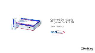 Cutimed Gel Sterile 25 grams Pack of 10 72610 02 [upl. by Tavish]