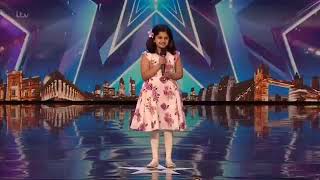 Souparnika Nair 10 Year old Indian Girl Nailed in Britains Got Talent 2020 [upl. by Etteyniv470]