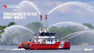 2022 Significant Boat Of The Year Winner Interview  FireCat 25M  Marine Jet Power Waterjets [upl. by Sykleb]