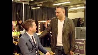 Russell Peters and Michael Bublé Fight Backstage at The 2009 JUNO Awards [upl. by Vladamir841]