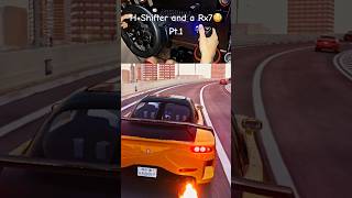 H shifter  rx7 is AMAZING watchthisassetto assettocorsa nohesi hshifter manual pc cutups [upl. by Maxfield]