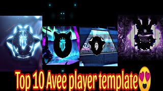 Top 10 Avee Player Template Remix 🎧🔱  Download discription 👇 aveep headphones slowedphonk [upl. by Brendis485]