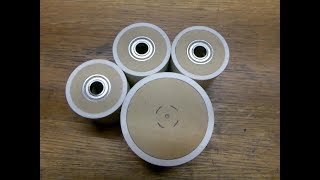 2 x 72 belt sandergrinder wheels [upl. by Nohtanoj]