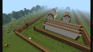 Minecraft  Iroquois Longhouse Village [upl. by Anyotal644]