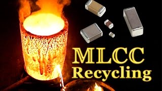 💠Palladium Silver and Gold recovery from MLCC Monolithic Ceramic Capacitors💠PART2 [upl. by Rea419]