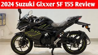 2024 Suzuki Gixxer SF 155 E20 Detailed Review  Update  Price  Mileage  Features [upl. by Althea]