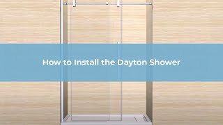 OVE DAYTON Shower Alcove installation [upl. by Alyehc]