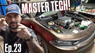 A Master Tech From Dodge Came to Fix The Driftcat  Manual Hellcat Charger Build Series Ep23 [upl. by Sucramaj760]