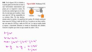 EJERCICIO Rotación de cuerpos rígidos 992 SEARS [upl. by Harcourt]