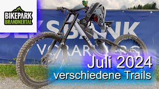 Bikepark Brandnertal Juli 2024 [upl. by Ahsenaj]