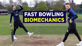 Fast Bowling Biomechanics Cricket How To Bowl Fast amp PREVENT Injury With CORRECT Technique [upl. by Linder]