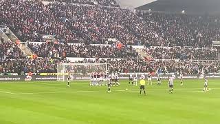 KIERAN TRIPPIER FREE KICK Newcastle v Aston Villa [upl. by Eugeniusz141]