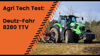 🇩🇰 Agri Tech test DeutzFahr 8280 TTV [upl. by Keener215]