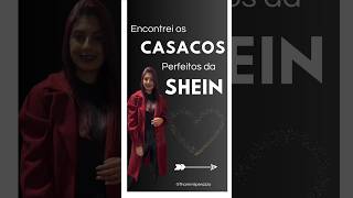 4 casacos perfeitos da SHEIN ❤️ dicadelook dicasshein shein mod inverno [upl. by Attaynek]