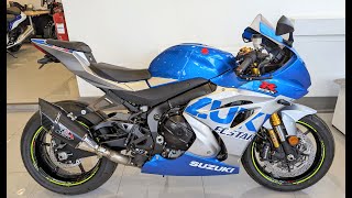 SUZUKI GSXR1000R ANNIVERSARY EDITION  For Sale  Crescent Motorcycles Bournemouth [upl. by Persson]