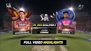 SRH vs RR Highlights 2024  IPL 2024 Qualifier 2 Highlights  SRH vs RR Qualifier 2 Highlights 2024 [upl. by Aibsel]