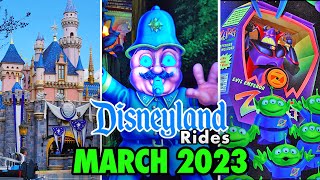 Disneyland Rides  March 2023 POVs 4K [upl. by Eniretac]