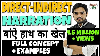 Direct and Indirect Speech in English Grammar  Narration in English Grammar  ChangesRulesConcept [upl. by Tony]