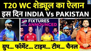 Breaking  T20 World Cup 2024 Schedule Announce  Time  Channel  India  Pakistan [upl. by Grogan337]