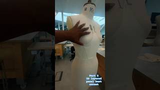 3D panel layering PT2sewing corset creative patternmaking draping seamsnnotches [upl. by Ayatnwahs377]