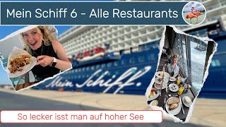 Schlemmen auf hoher See  Essen TUI Cruises  Mein Schiff 6 cruiseship tuicruises [upl. by Kobylak]