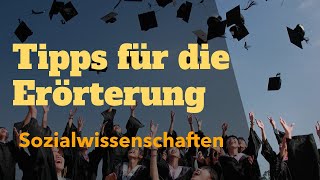 Hinweise für die Erörterung in Sozialwissenschaften 😇 SoWi Abitur Vorbereitung für die Klausur ✅ [upl. by Nnylram]