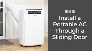 How to Install a Portable Air Conditioner Through a Sliding Door  Sylvane [upl. by Henke]