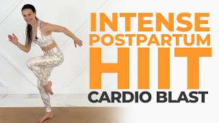 15Min Postpartum Cardio HIIT Workout [upl. by Licastro844]