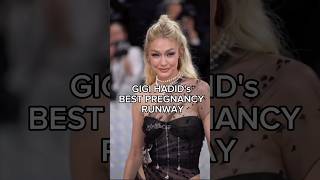 GIGI HADIDS BEST PREGNANCY RUNWAY viral model gigihadid runway [upl. by Amund]