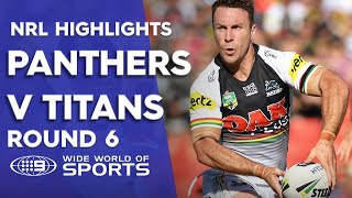 NRL Highlights Penrith Panthers v Gold Coast Titans – Round 6 [upl. by Dwight420]