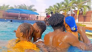 ADONKO NTWED33D3W😘🥳🤪😍POOL PARTY🎉🍻🎈 CIZARO HOTEL [upl. by Ysdnil]