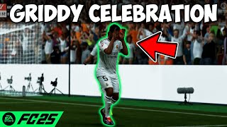 How To Do Griddy Celebration In FC 25 [upl. by Alenas]