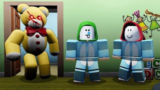 SERIAL KILLER TEDDY BEAR in Roblox Daycare [upl. by Anauj]